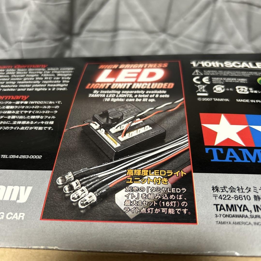 Tamiya Bmw 320Si Wtcc Tt-01 Rc Car Kit With Leds 1/10 Scale