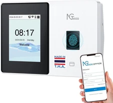 NGTeco Fingerprint RFID WiFi Time Clock Employee Attendance System - NIB
