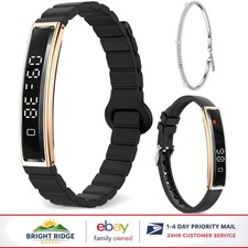 Ultralight Fitness Tracker Smart Bracelet with Heart Rate Monitor & Pedometer
