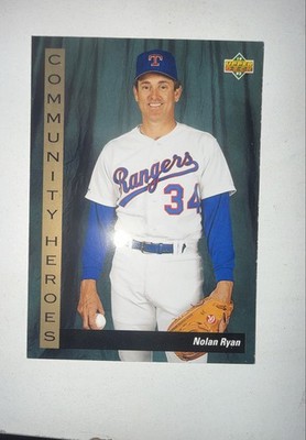 1993 Upper Deck - Community Heroes Nolan Ryan #37