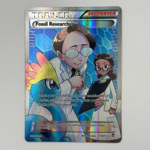 Fossil Researcher 110/111 Full Art 2014 Furious Fists Pokemon Card LP
