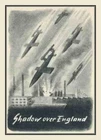 WW2 German Third Reich Shadow Over England Propaganda Military War poster