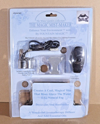 Fountain Magic The Magic Mist Maker Fogger/Diffuser For Tabletop Fountains NEW