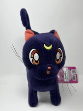 Sailor Moon Luna Purple Cat Plush Doll NEW WITH TAG 