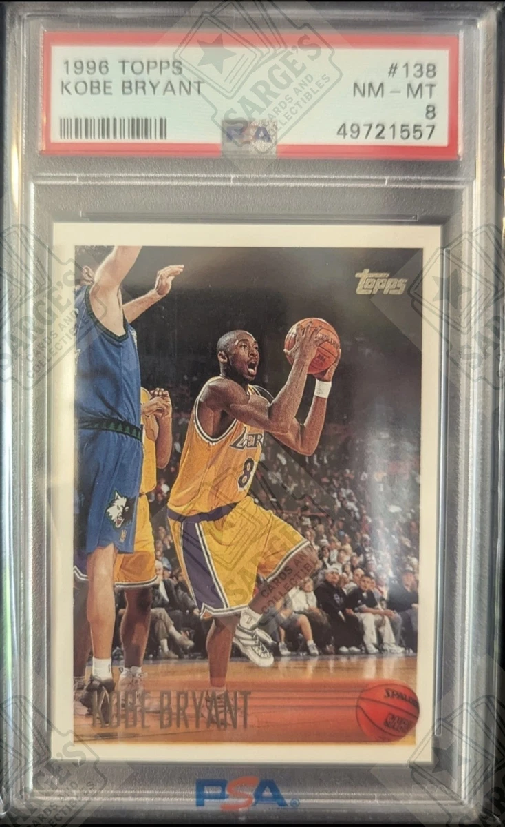 Topps Kobe Bryant 8 Graded Basketball Sports Trading Cards
