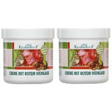 Kräuterhof Red Vine Leaves Cream – 2 x 250 ml (500 ml) | Leg & Foot Care