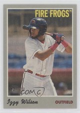 2019 Topps Heritage Minor League Edition Flip Stock Izzy Wilson #127 5n0