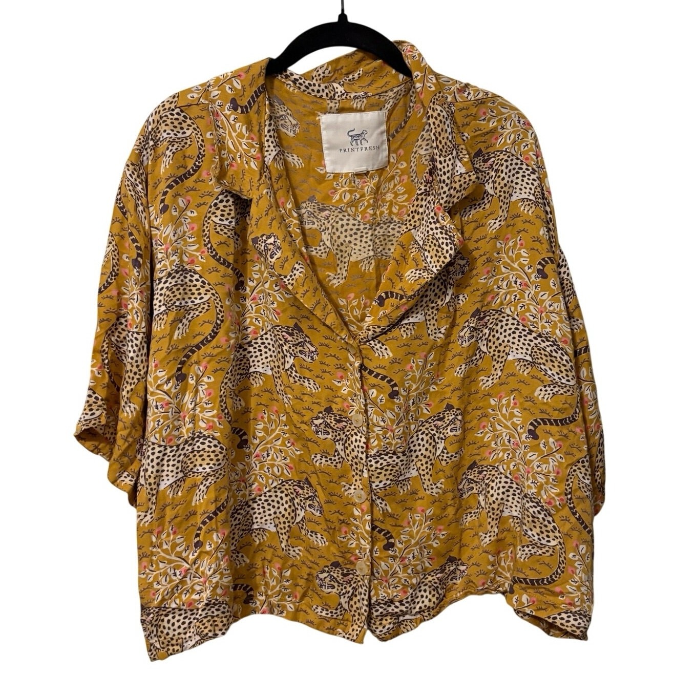 Printfresh Yellow Leopard Bagheera Half Sleeve Pa… - image 7