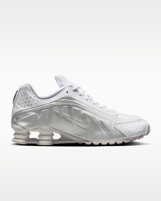 Size 12 - Nike Shox R4 2024 White Metallic Silver for sale  display picture 1