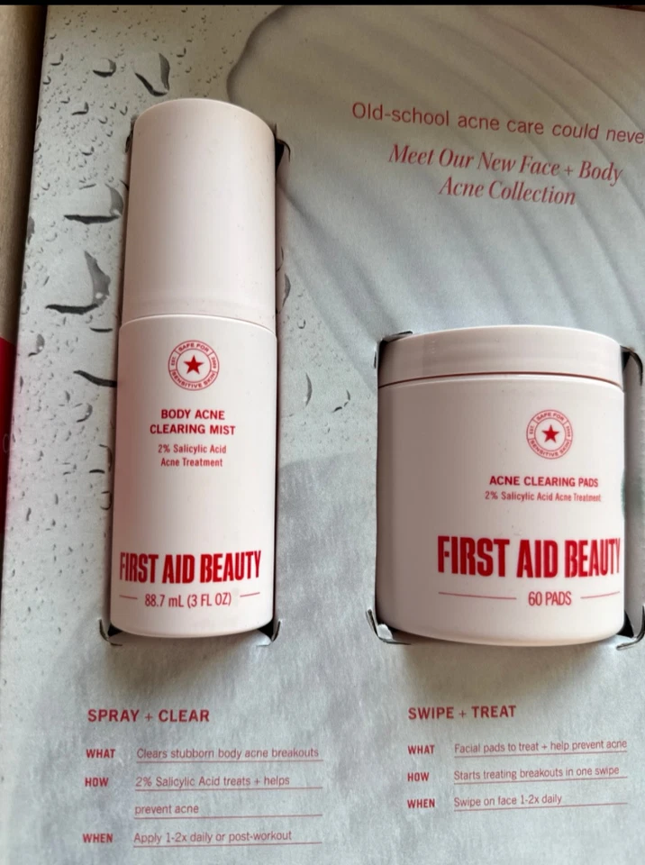 PACOTE PR First Aid Beauty Acne TREAT & CLEAR - Imagem 3 de 4