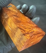 STABILIZED HYBRID AFZELIA BURL,OVERSIZED,KNIFE SCALE ,TOOL HANDLE,CRAFTS,CARVING
