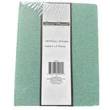 Special Moments Photo Album - Holds 100 4" X 6" Photos - Teal