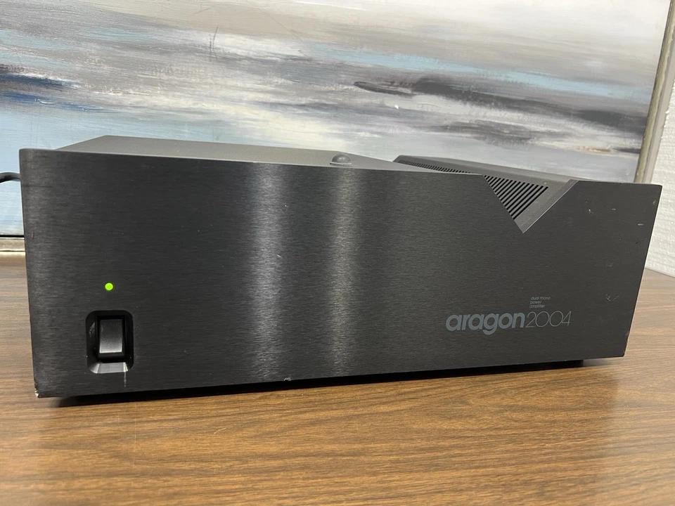 Aragon Model 2004 Dual Mono Mark II MK 2 Power Amplifier - Black - 200wpc 4 Ohm - Image 4 of 4