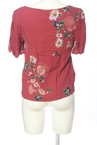 VILA Camiseta Mujeres Talla EU 36 rojo-verde-blanco puro look casual - Imagen 2 de 5