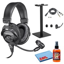 Audio-Technica BPHS1 Broadcast Stereo Headset with Accessories