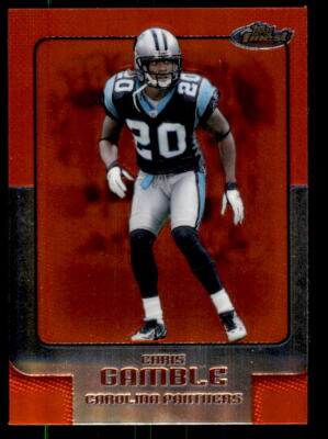 2006 Finest #81 Chris Gamble Carolina Panthers