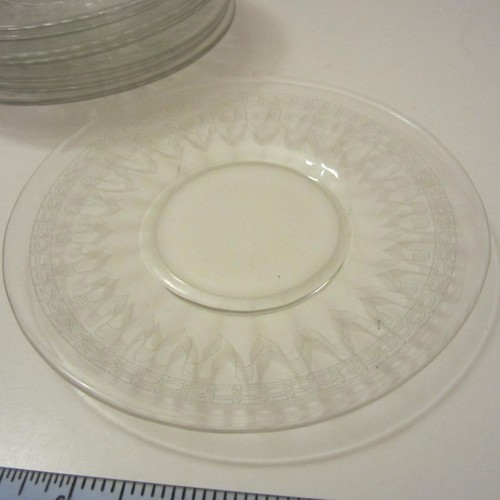 Lotto di 8 lastre in vetro diametro 6" senza trucioli  - Foto 1 di 4