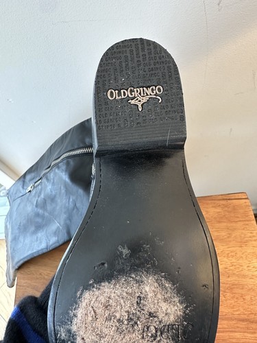 Alte Gringo schwarze Lederstiefel 8 - Bild 7 von 7