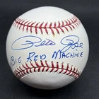 Pete Rose Big Red Machine Signed Baseball JSA LOA Cincinnati Reds HOF??