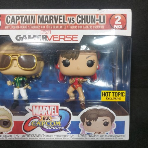 Funko POP! Games: Gamerverse -Captain Marvel Vs Chun-Li - Picture 3 of 9