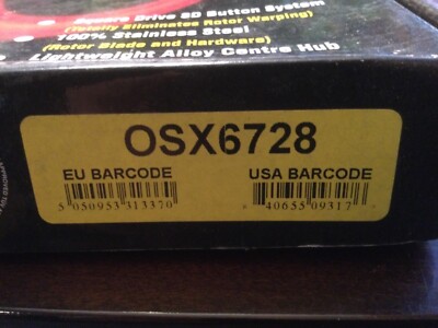 EBC OSX6728 Front OSX Series Oversize Brake Rotor For 08-16 Yamaha YZ125 / YZ250