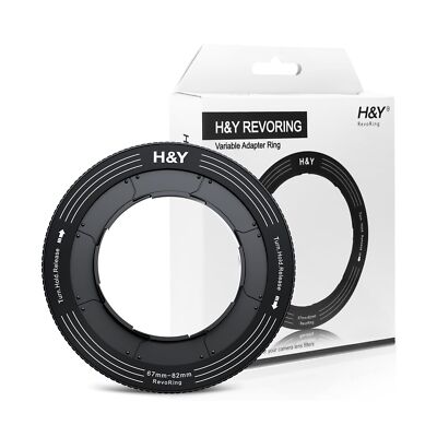 H&Y Step-Up Rings Adapter Variable Step Up Ring Lens Filter Adapter Rings Ste...