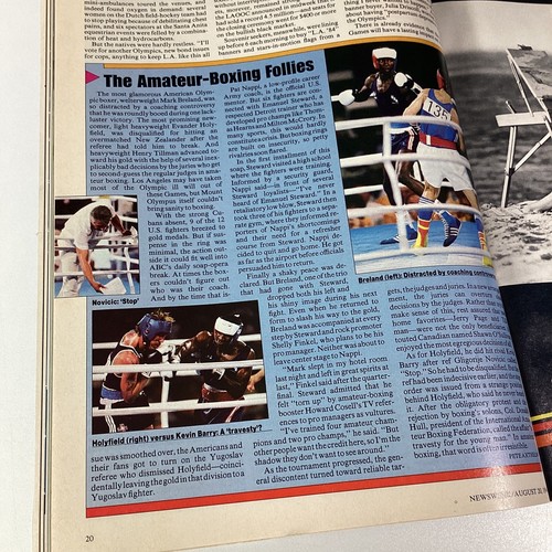 NEWSWEEK MAGAZINE Olympics 1984 Louganis Moses Miller Hogshead Vidmar Great Ads! - Picture 14 of 24