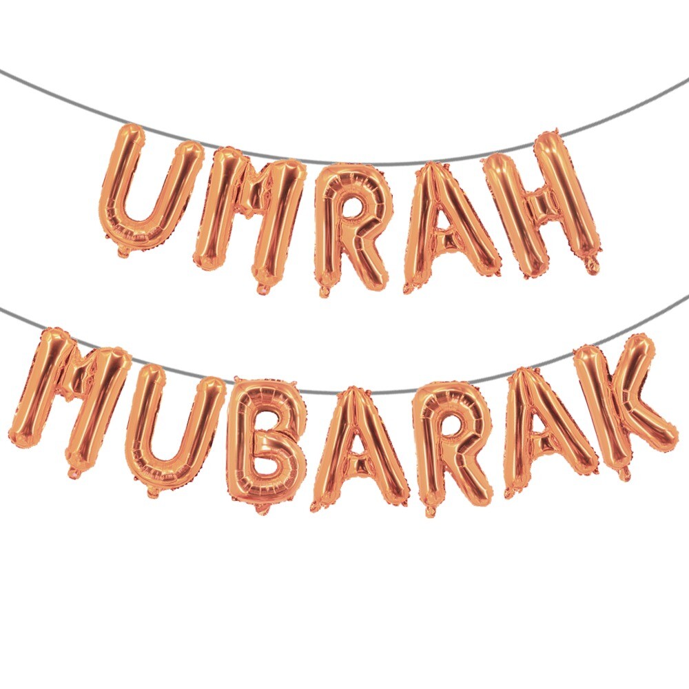 EID Mubarak Balloons Hajj Ramadan Foil Ramazan Ballons Party Decoration