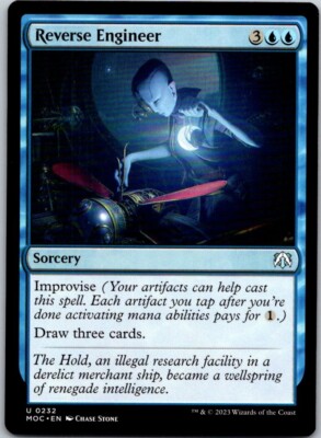 Magic the Gathering Reverse Engineer March of the Machine Commander MTG