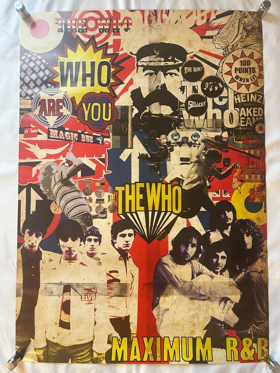 The Who ポスター The Who / Japan Tour 2008 Concert Original Gig Poster A1 23x33in
