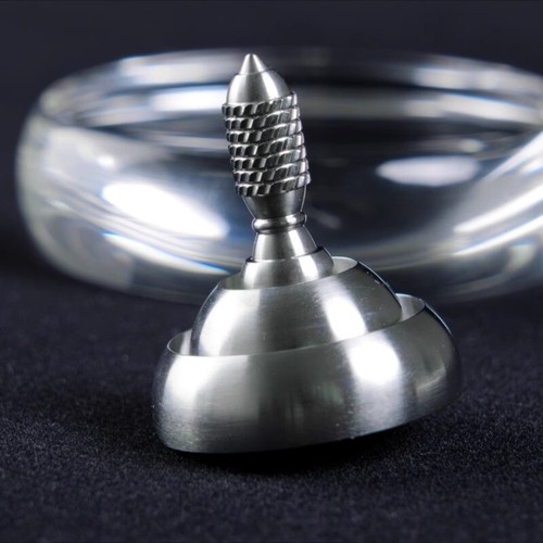 New Stainless Steel Spinning Top Hand Twisting Fidget Roler Spinner Toy - Picture 13 of 18