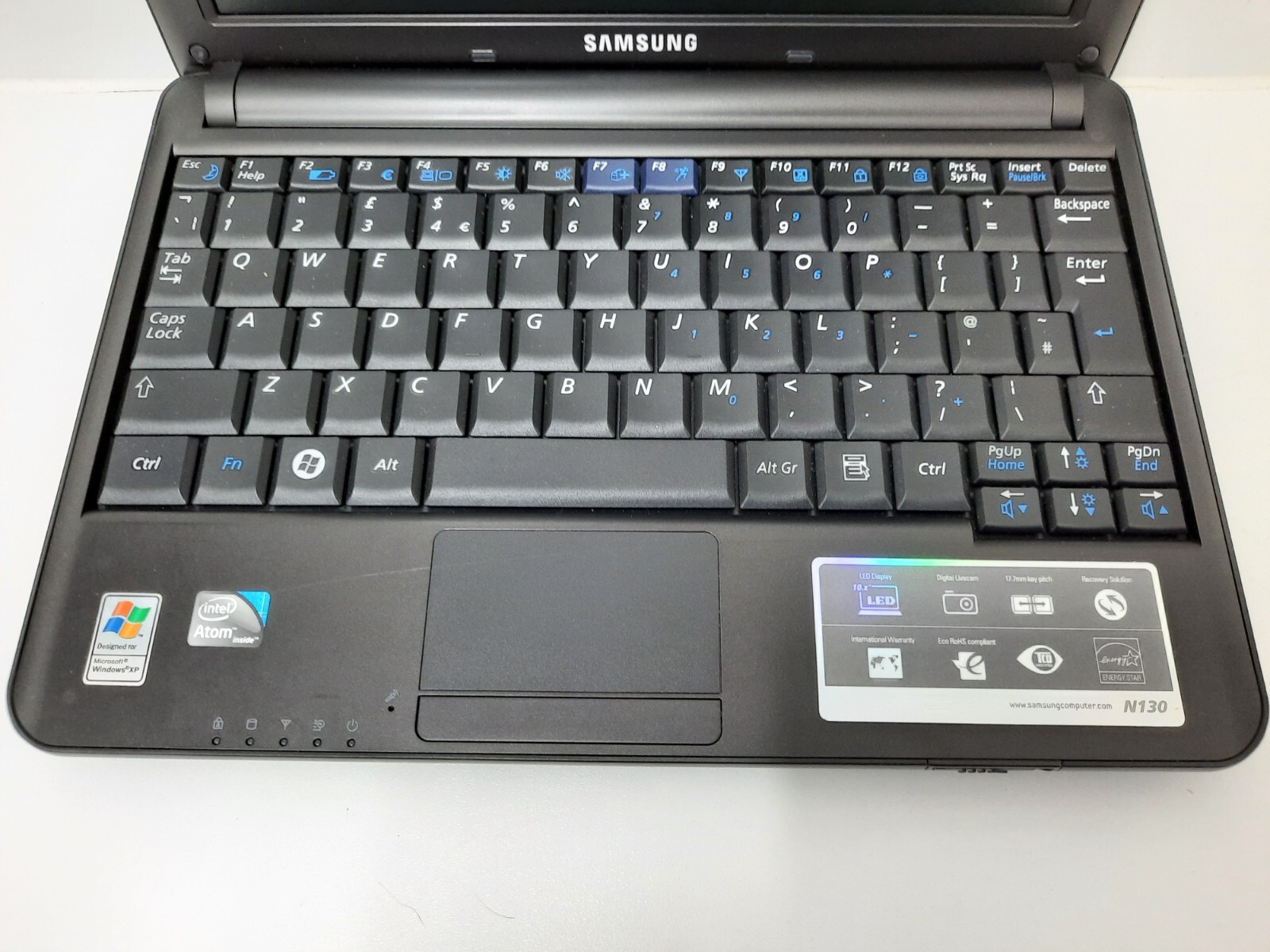 Samsung N130 Portable Laptop Intel Atom 1GB 160GB HDD Win 10 - Picture 4 of 9
