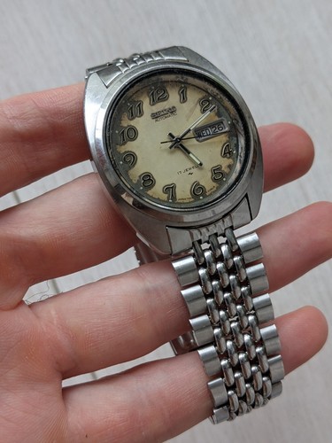 RARE Seiko men's watch vintage Japan 7009-808 LR automatic 17 jewes - Picture 13 of 24