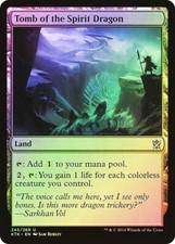MTG FOIL Tomb of the Spirit Dragon  - Khans of Tarkir #245
