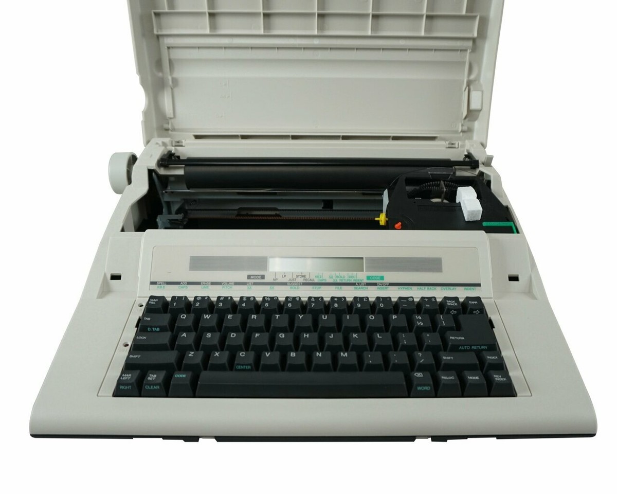 【未使用品】NAKAJIMA タイプライター wpt-160 Nakajima WPT-160 Electronic Portable Typewriter with Display