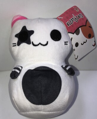 Kleptocats Plush White Star Good Stuff 6” Stuffed Animal Klepto Cat