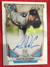 AUSTIN DECARR - 2014 Bowman Chrome Draft - Draft Pick Autographs - N.Y. Yankees