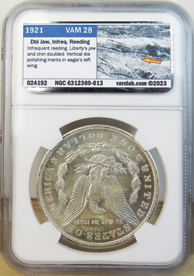 1921 Morgan dollar NGC MS63 *VAM 28 wide reeding TOP100* BR | eBay