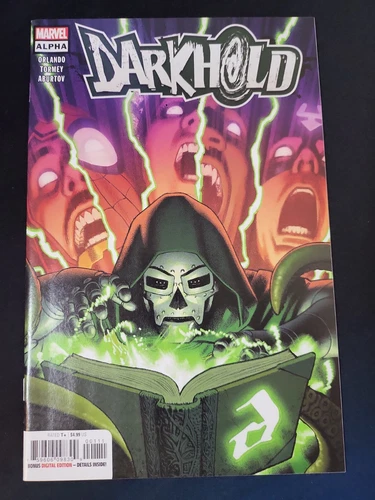  Darkhold Alpha 1 Greg Smallwood Cover A Variant 2021 Marvel Comics