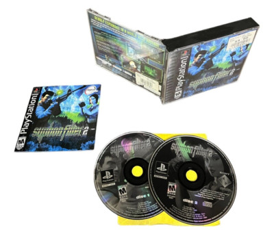 Sony PlayStation 1 PS1 CIB Complete TESTED Syphon Filter 2 2000 BL