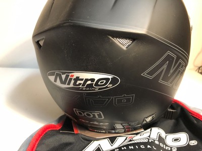 NITRO AIKIDO Uno Edition Evolution DOT Motorcycle HELMET ECER22-05+ bag NEW  XXL | eBay