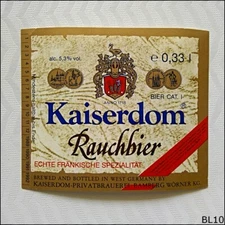 Kaiserdom Rauchbier Beer Label (BL10)