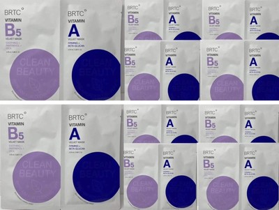 BRTC Vitamin A & B5 Velvet Mask   Set Of 20