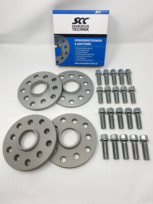 SCC Spurverbreiterung VA 30mm HA 40mm 5x100 5x112 57,1 für VW Set + Radschrauben