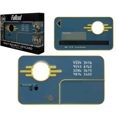 Vault Security Keycard Key Card Replica Fallout 3 4 76 New Vegas Bethesda
