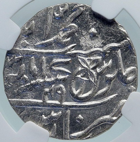 1749 (FE 1229) INDIA BRITISH OLD Bombay Presidency Silver RUPEE Coin NGC i86948 - Picture 2 of 5