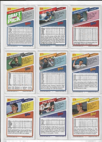 1993 Topps Baseball card singles #1 - 396 U Pick - Picture 275 of 400