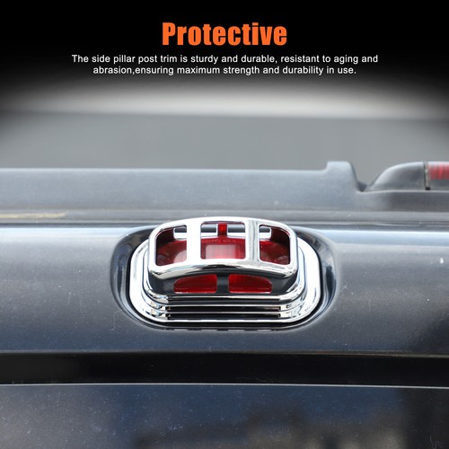 Car Exterior Roof Light Cover ABS Chrome Lamp Styling Trim For Hummer H2 2003-09 - Picture 12 of 12