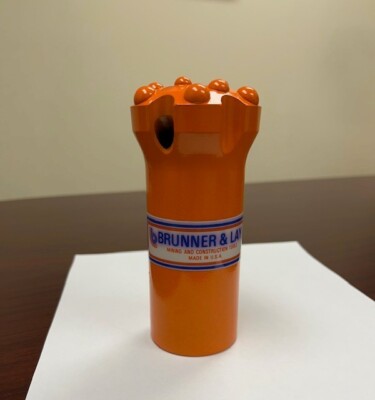 Brunner & Lay SKU:S2515CO 2 1/2 150R SCBB. New button bit 2 1/2''diam R38150 rope
