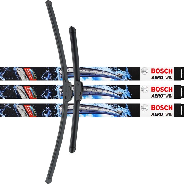 3X Scheibenwischer Wischblatt 3397118907 600Mm/400Mm Aerotwin SET Bosch AR601S-image